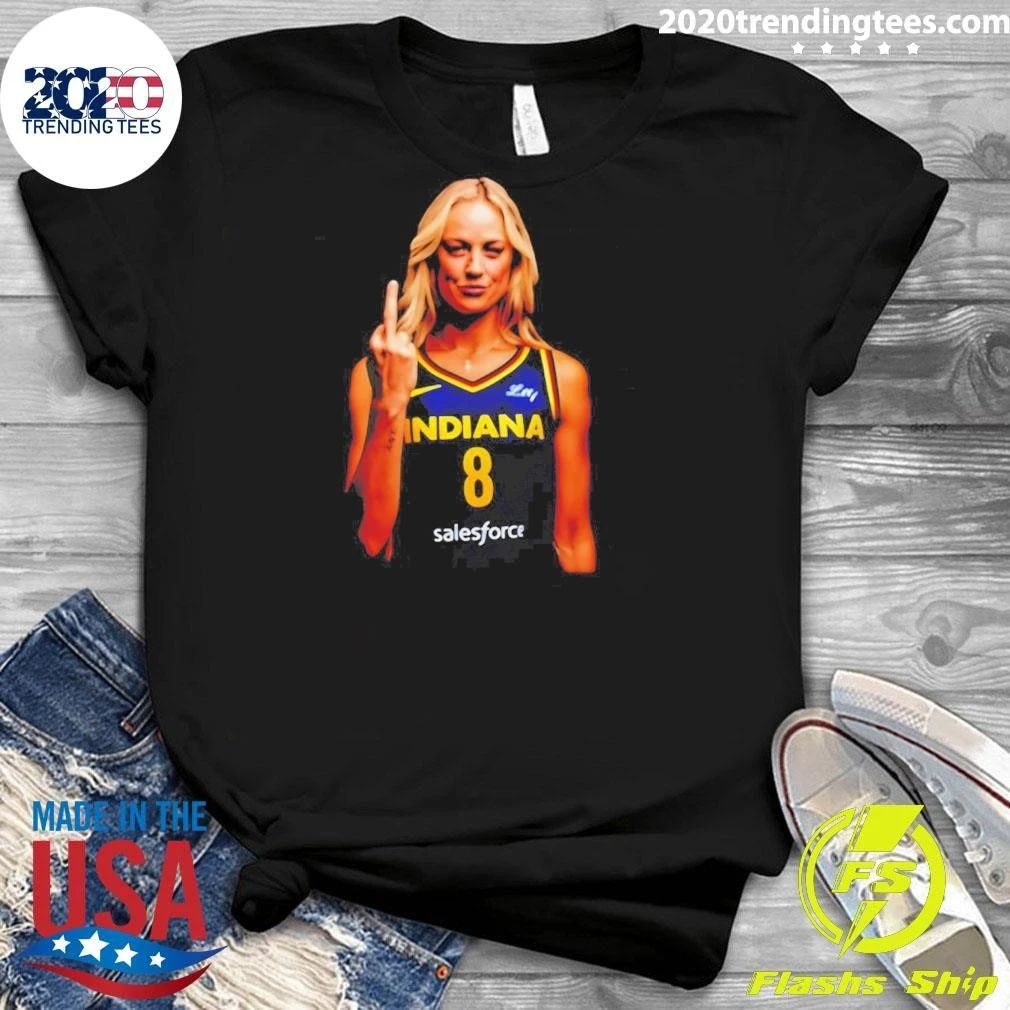 Sophie Cunningham Indiana Fever Middle Finger Shirt