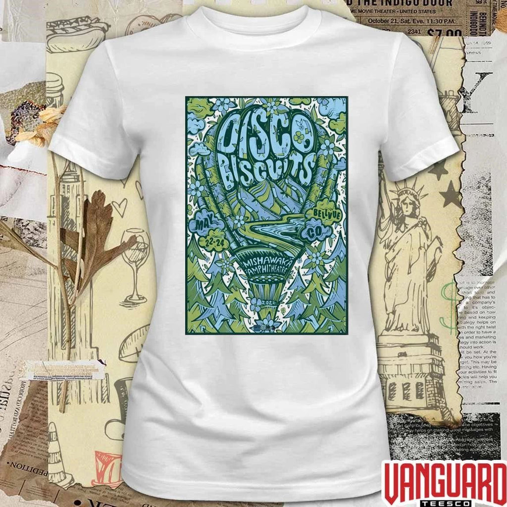 The Disco Biscuits May 22-24 2026 Mishawaka Amphitheatre In Bellvue CO Poster t-shirt