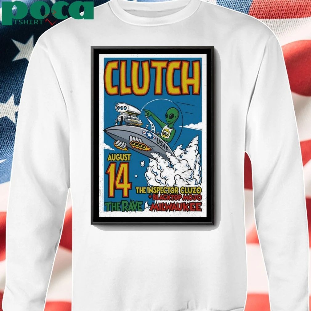Clutch Tour Milwaukee, WI Aug 14 2025 Poster shirt