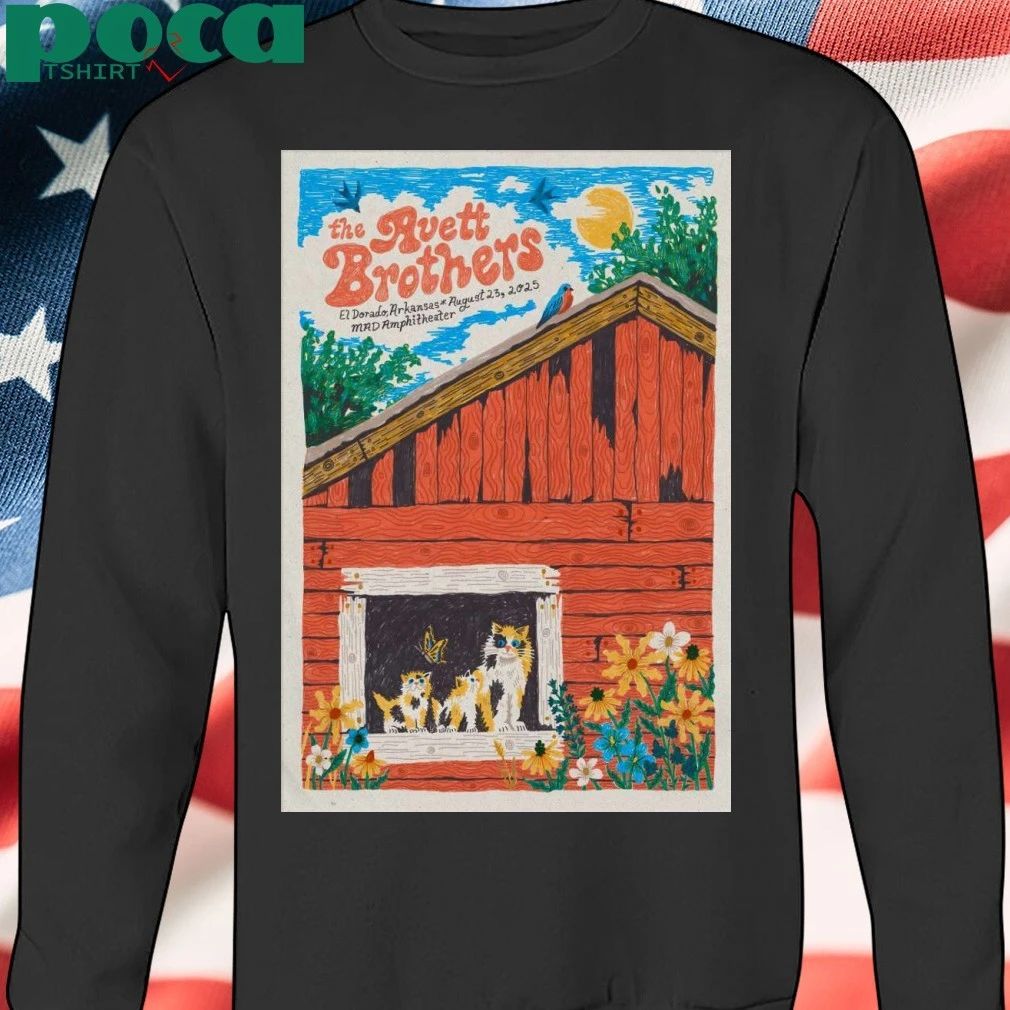 The Avett Brothers August 23 2025 In El Dorado AR Poster T-shirt