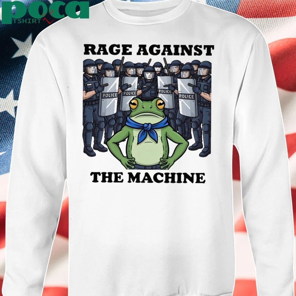 Portland Frog Protest – Rage Against The Machine Anti Fascism Anti Trump T-Shirt