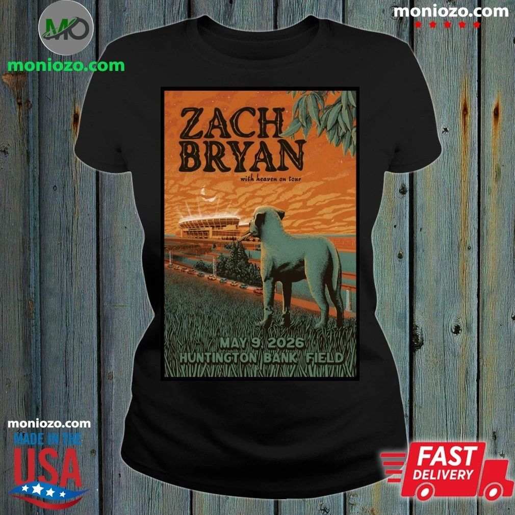 Zach Bryan In Cleveland OH On May 9 2026 Poster Shirt