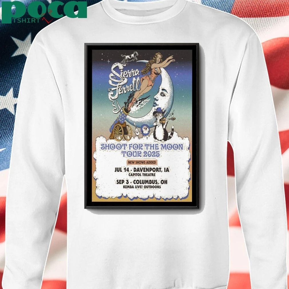 Sierra Ferrell Concert Columbus, OH September 3, 2025 Poster shirt