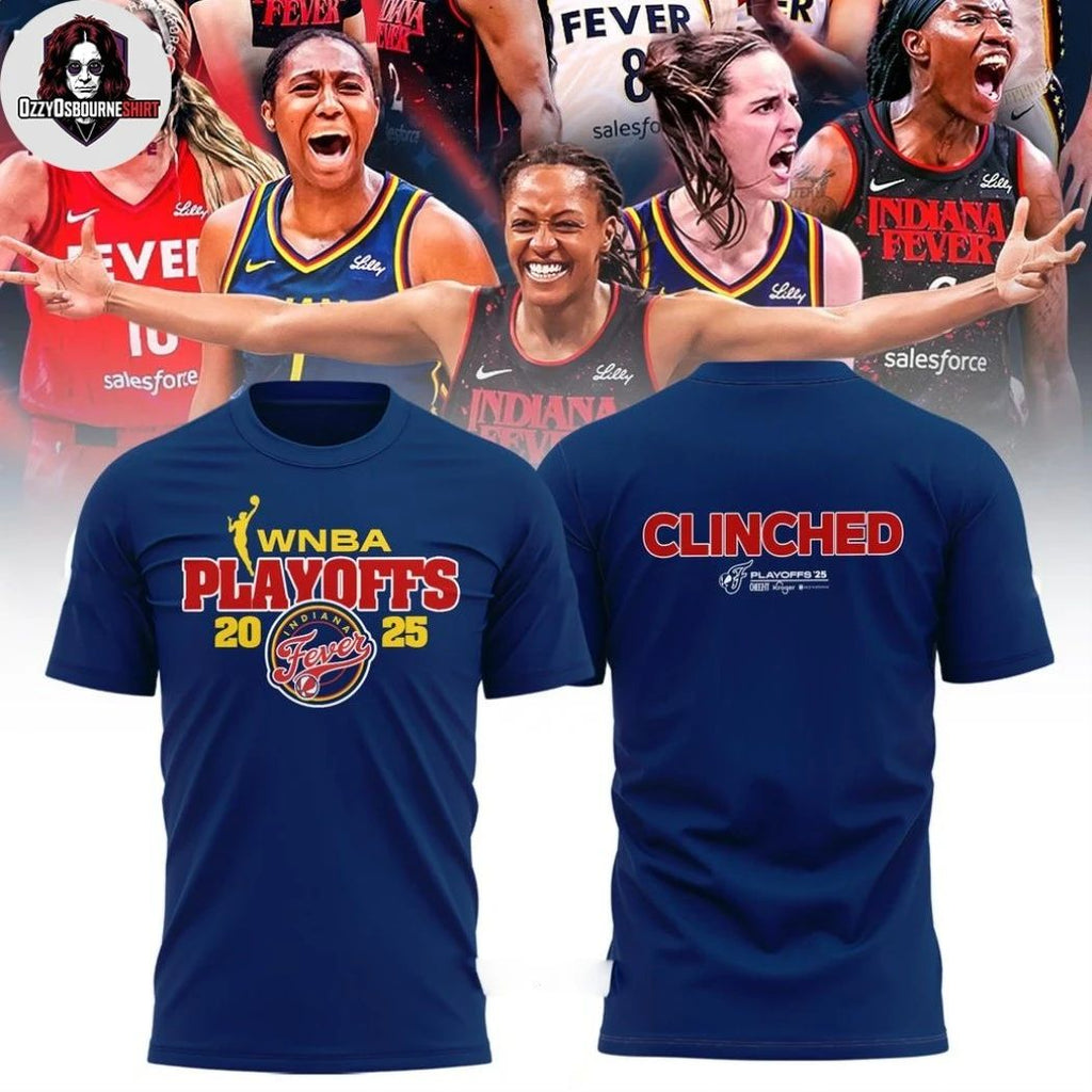 Indiana Fever WNBA Playoff Logo 2025 Shirt