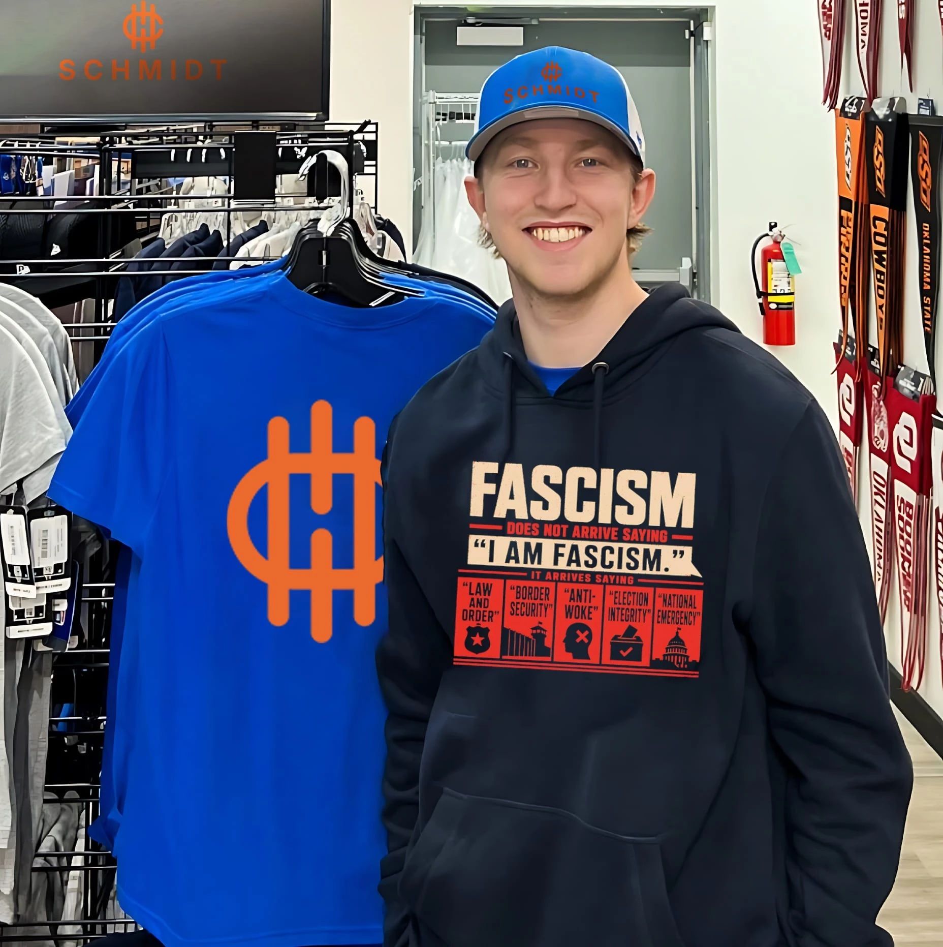 Fascism does not arrive saying I am fascism vintage shirt