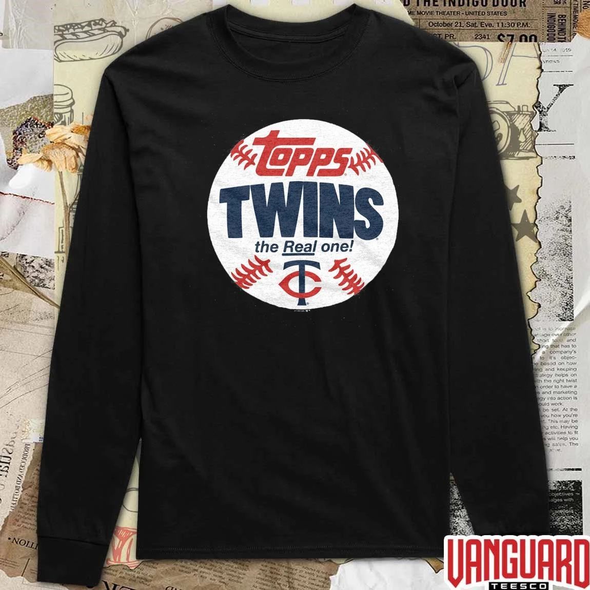 Minnesota Twins MLB 2026 x Topps Baseball The Real One t-shirt