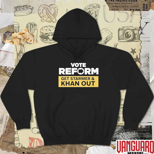 2026 Vote Reform to Get Starmer and Khan Out Reform UK t-shirt