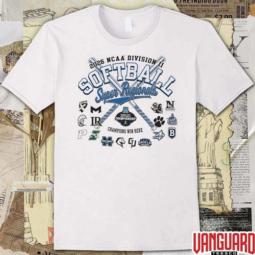 2026 NCAA Division II Softball Super Regionals Champion Champions Win Here All Teams Logos t-shirt
