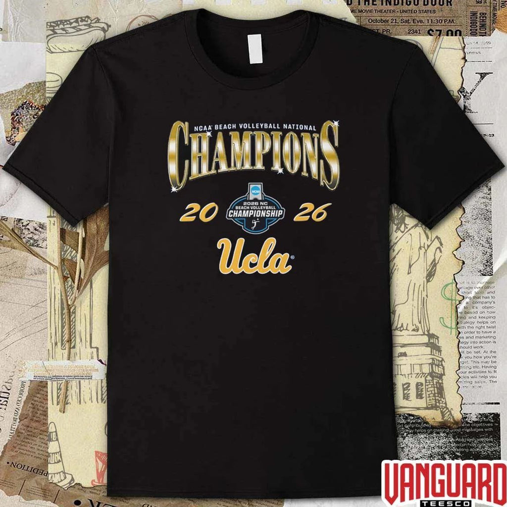 UCLA Bruins Women’s Beach Volleyball 2026 NCAA National Champions t-shirt