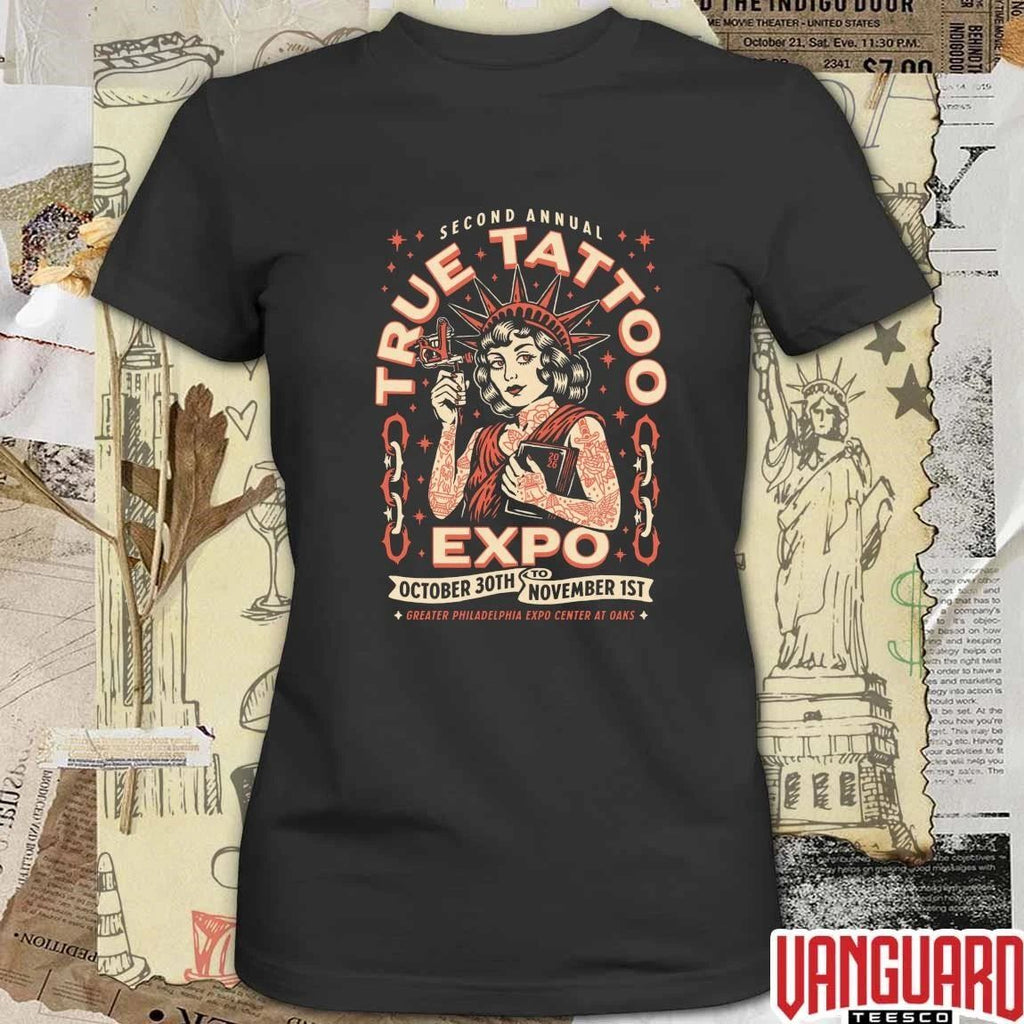 Second Annual True Tattoo Expo October 30th to November 1st, 2026 Greater Philadelphia Expo Center Oaks t-shirt