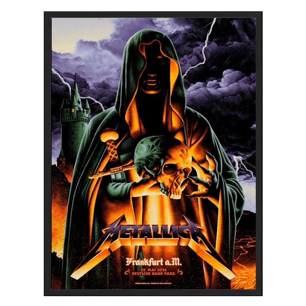 Metallica M72 Frankfurt, Germany May 22, 2026 Deutsche Bank Park Poster By Max Löffler Poster