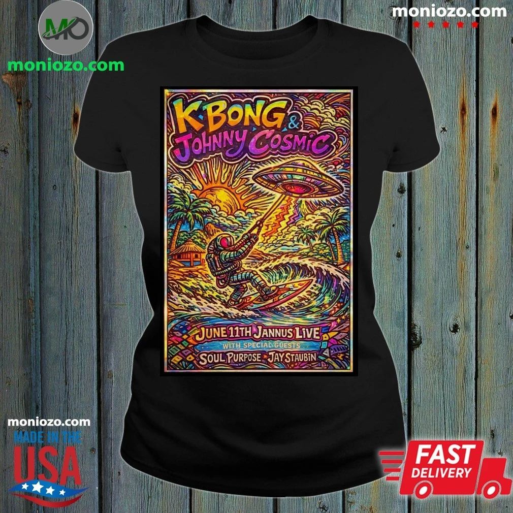 Original KBong And Johnny Cosmic St Petersburg FL 6 11 2026 Poster Shirt