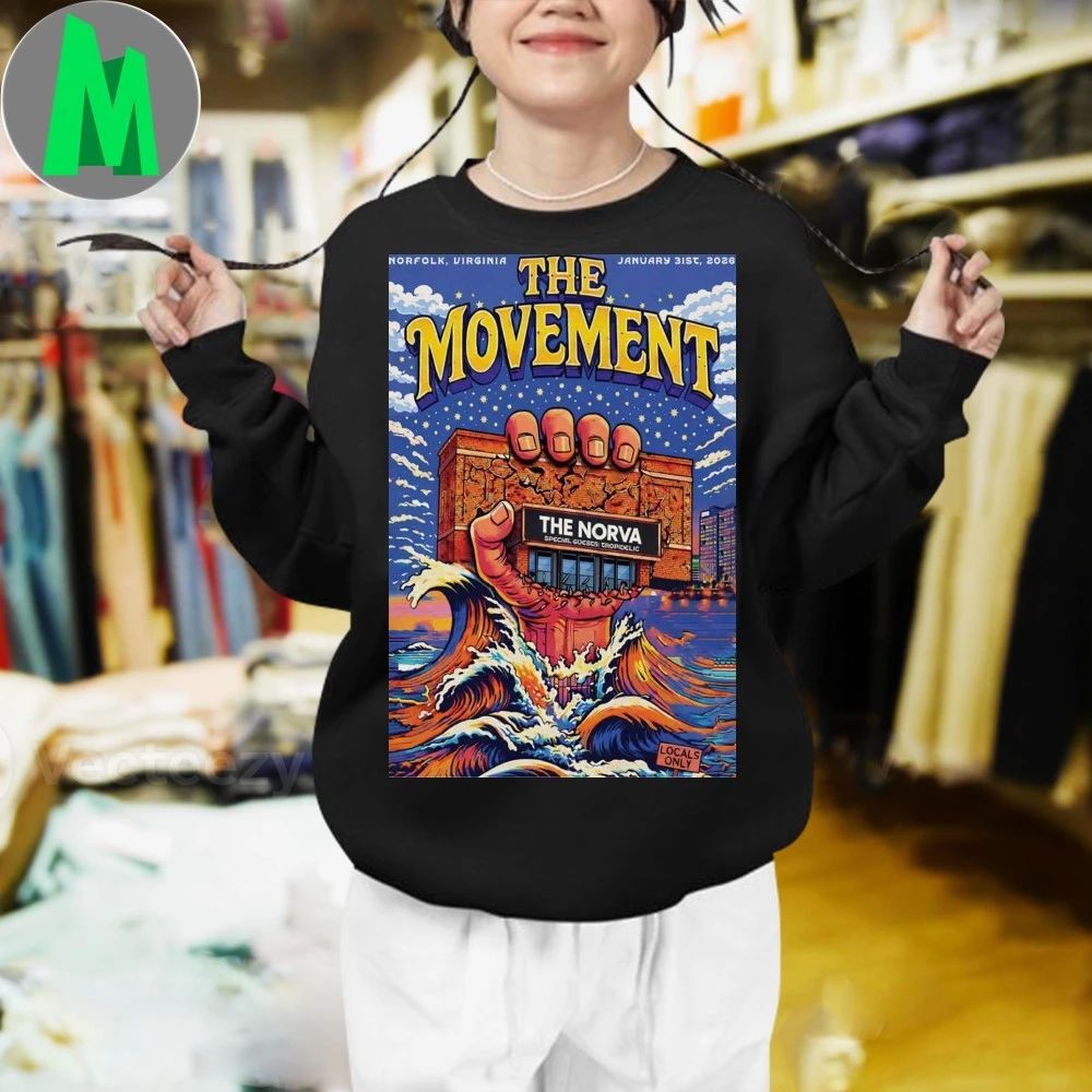 The Movement Norfolk Virginia Jan 31 2026 Poster T-Shirt