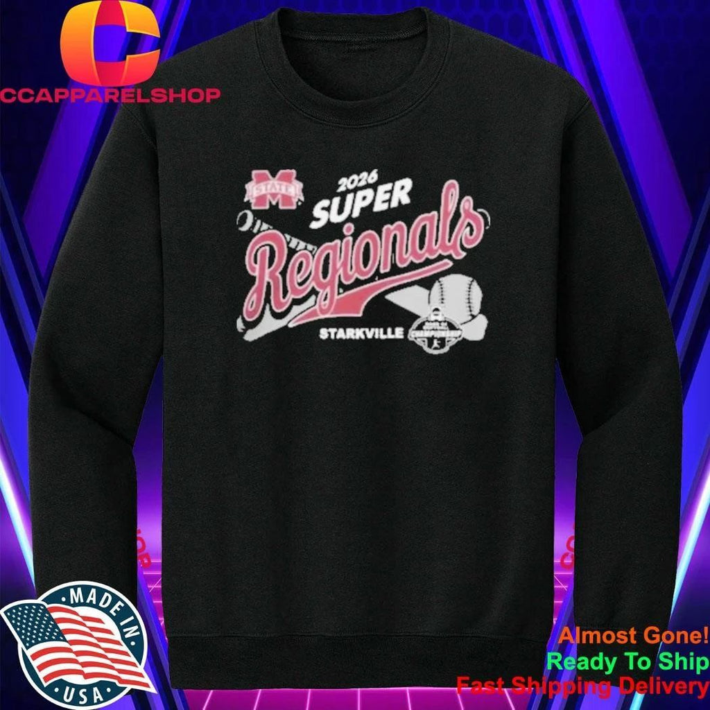 Mississippi State Bulldogs 2026 Super Regionals Gainesville Softball STARKVILLE Shirt