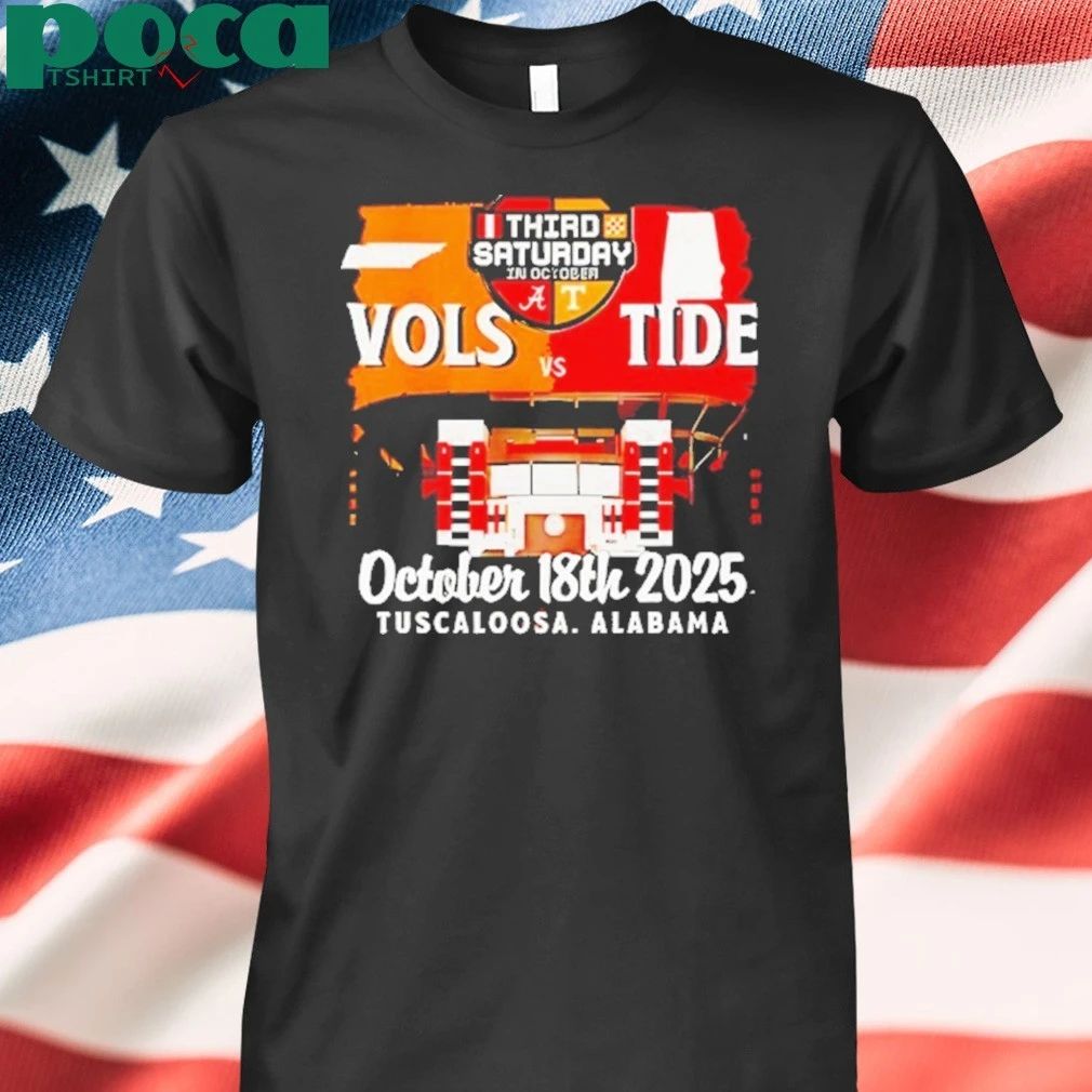 Tennessee Vs Alabama Third Saturday October 18th 2025 Shirt