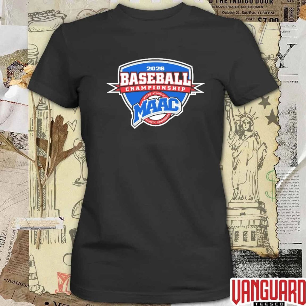 2026 MAAC Metro Atlantic Athletic Conference Baseball Championship Logo t-shirt