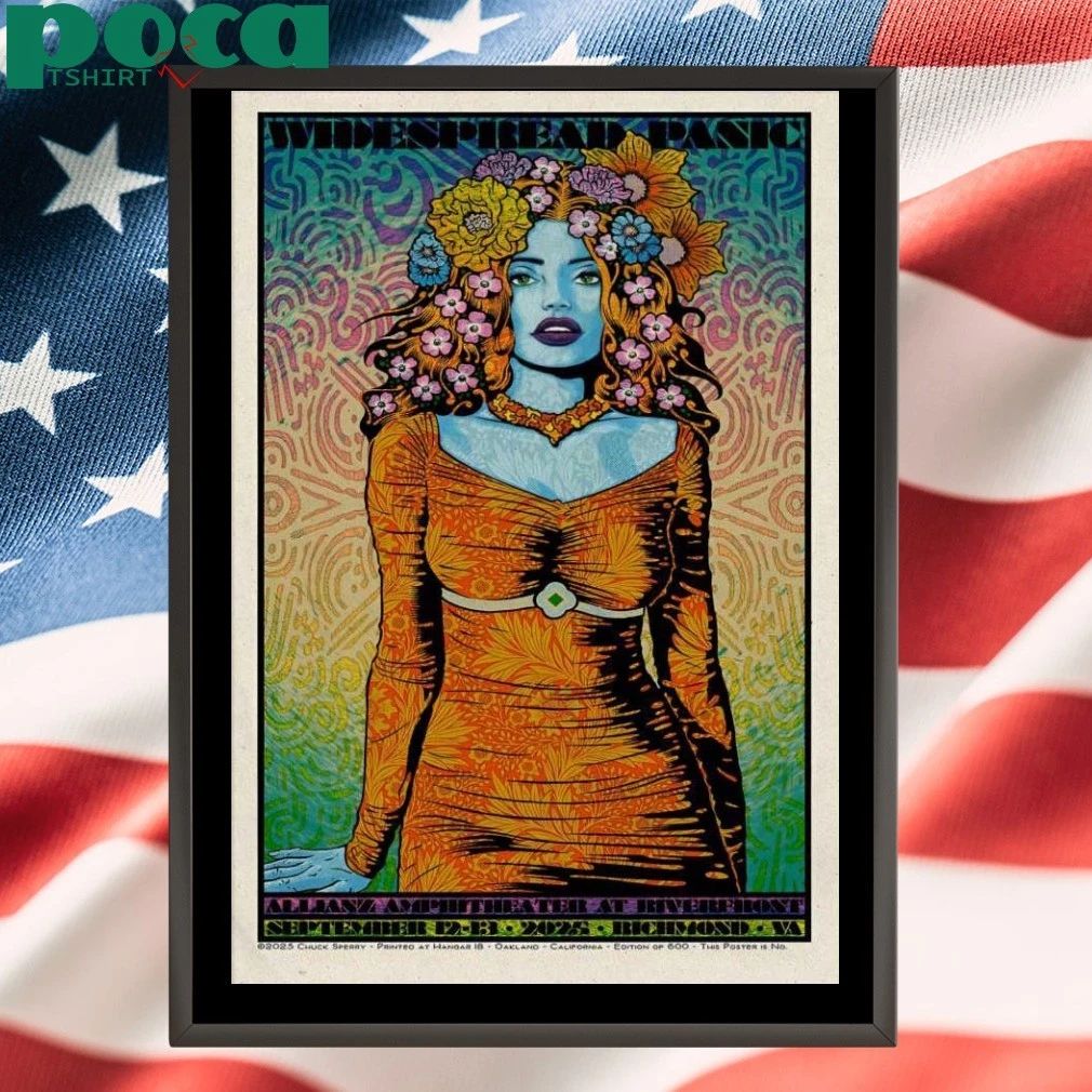 Widespread Panic Sep 12-13 2025 Allianz Amphitheater In Richmond VA Poster T-Shirt