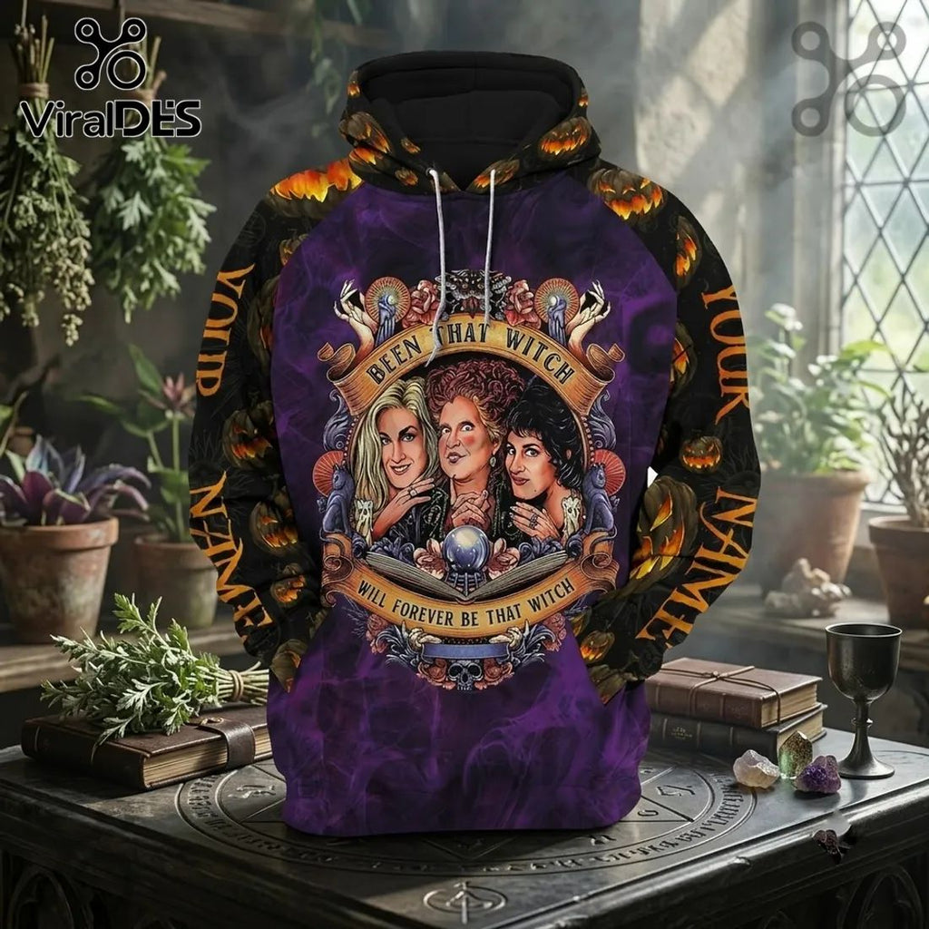Hocus Pocus Sanderson Sisters Purple Halloween Hoodie