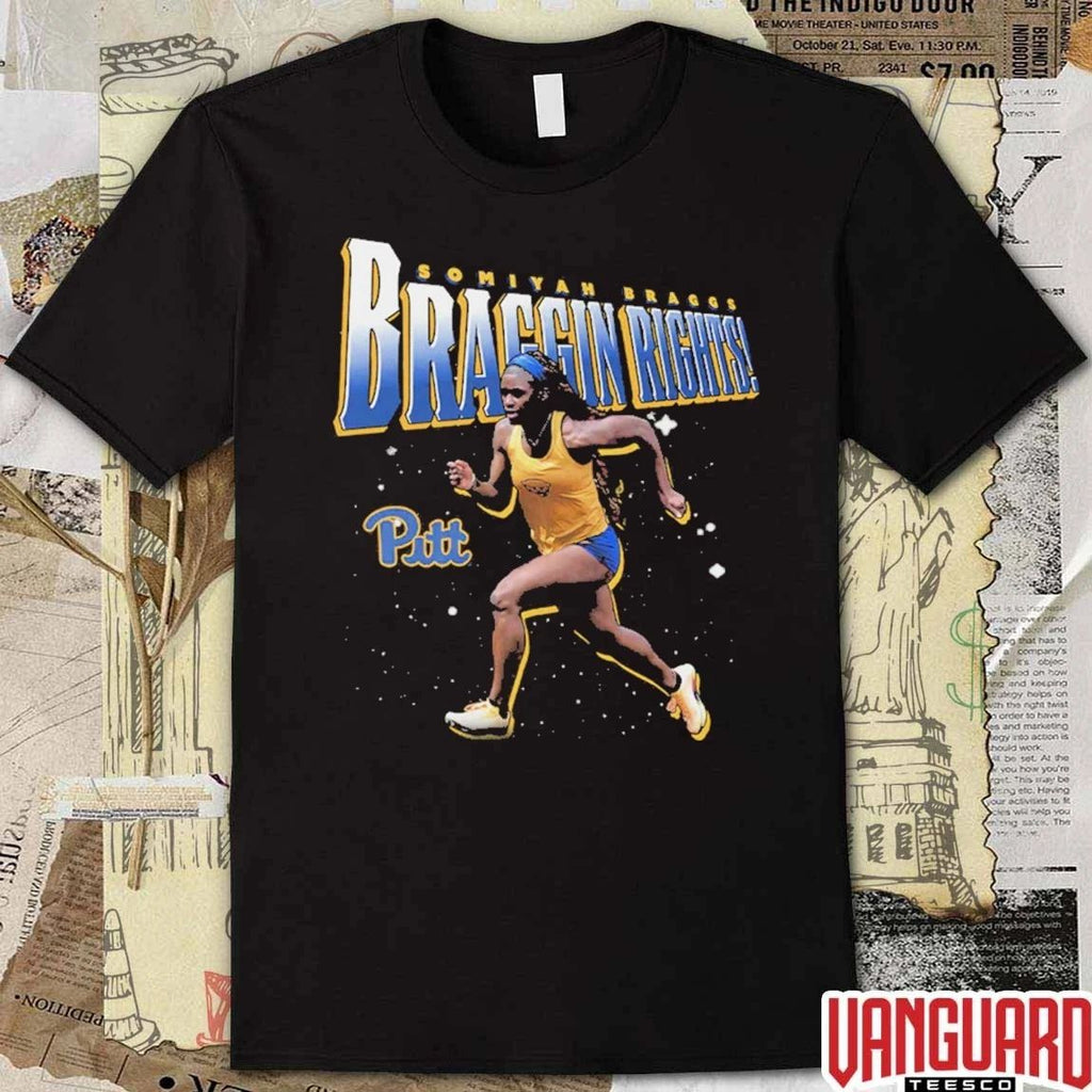 Somiyah Braggs Braggin Rights Pitt Panthers Graphic t-shirt