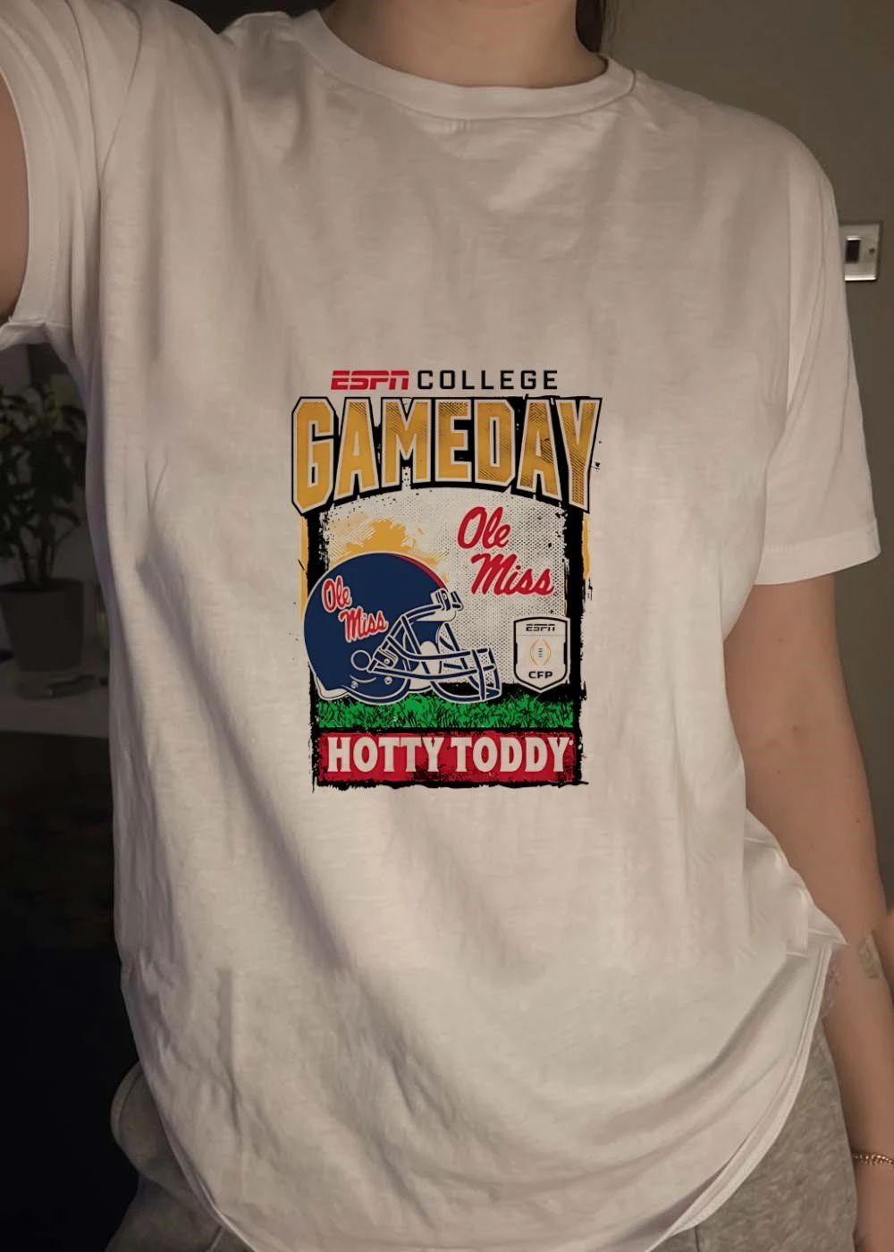 ESPN College Gameday Ole Miss Hotty Toddy CFP Football T-Shirt