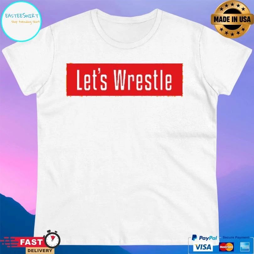 Let’s Wrestle Logo 2026 T-shirts