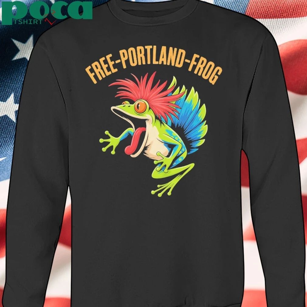 Portland Against Resist 2025 Free-Portland-Frog T-Shirt T-shirt