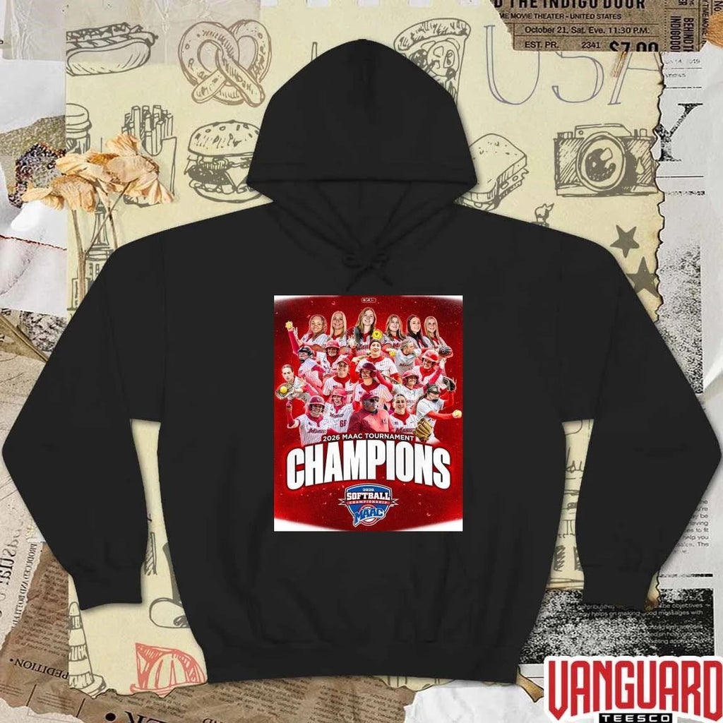 Marist Softball 2026 MAAC Tournament Champions Poster t-shirt