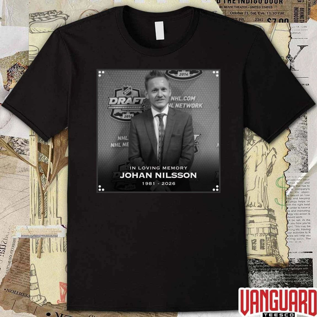 In Loving Memory Johan Nilsson 1981 – 2026 DailyEIHL Poster t-shirt