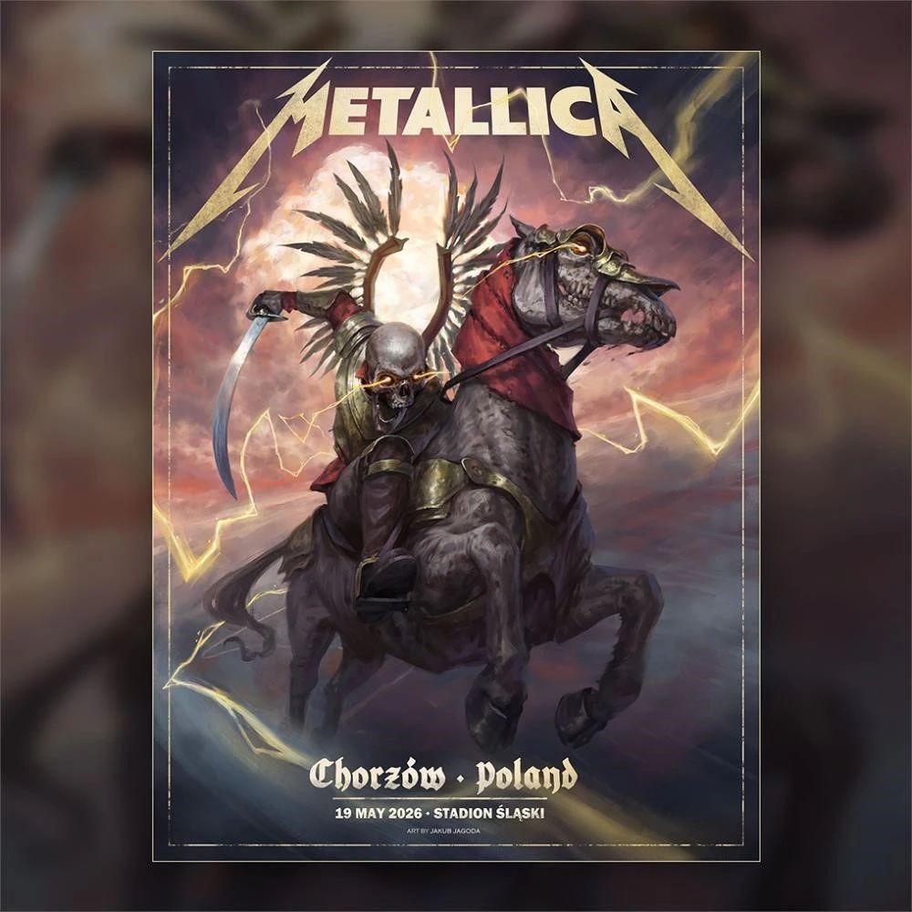 Metallica M72 Chorzow May 19, 2026 Pop-Up Shop poster by Jakub Jagado