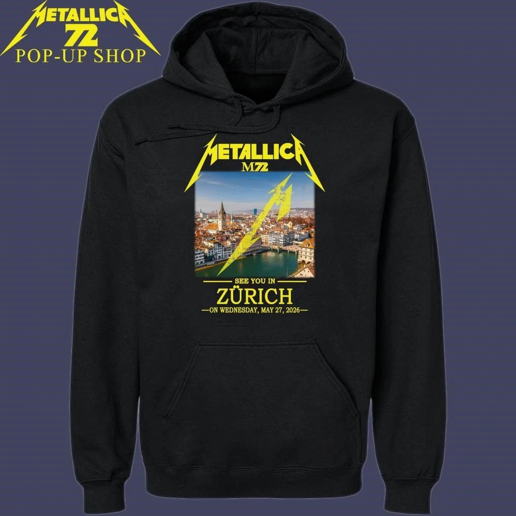 Metallica M72 See You In Zürich On Wednesday May 27, 2026 T-Shirt