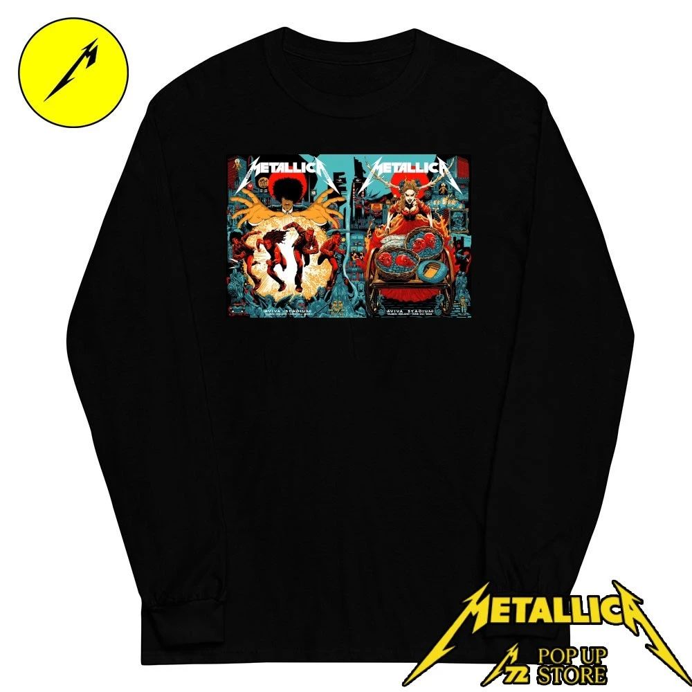 Metallica M72 Dublin Ireland 2026 T-Shirt Night 1 And 2 Combined At Aviva Stadium On June 19 And 21 2026 – Pop Up Store Limited Edition by Mick Cassidy