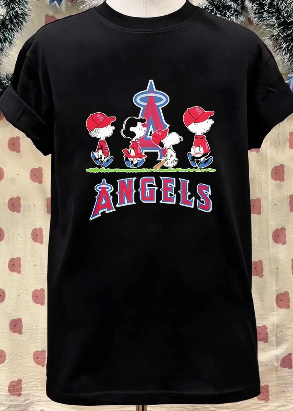 Peanuts Gang and Baseball Angels T-Shirt