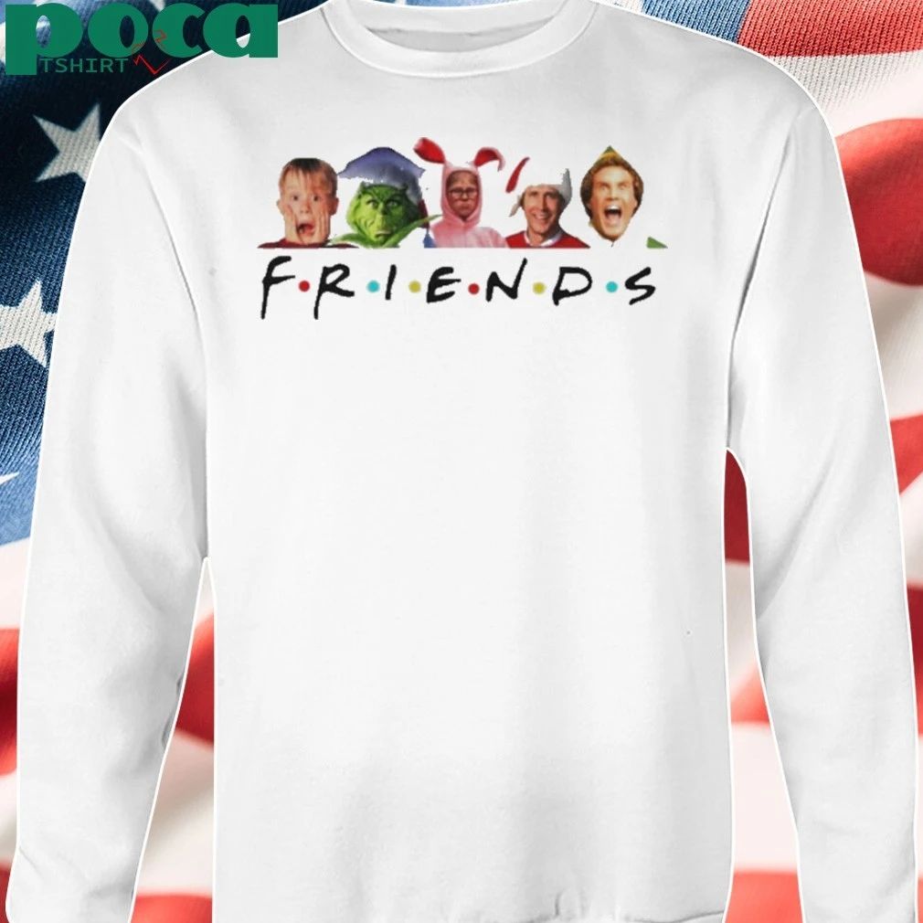 Friends The Grinch White Tee Shirt