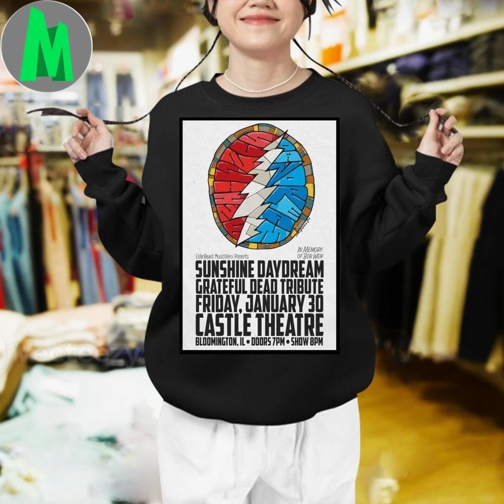 Original Sunshine Daydream The Castle Theatre Jan 30 2026 Poster Shirt