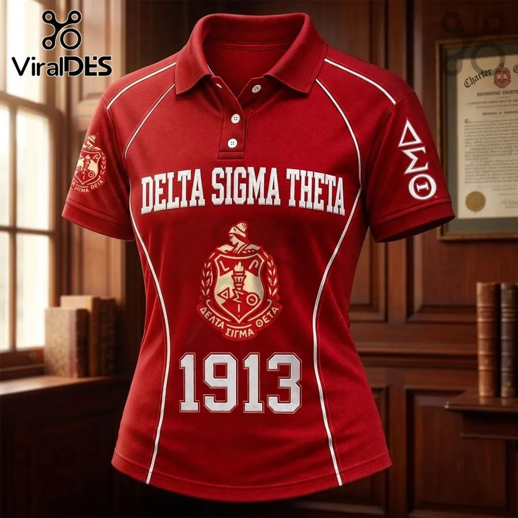 Delta Sigma Theta Red Edition Polo Shirt