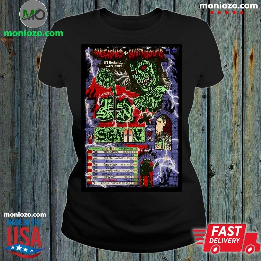 Original Unleashed And Southbound! Europe 2026 Tour Poster Shirt