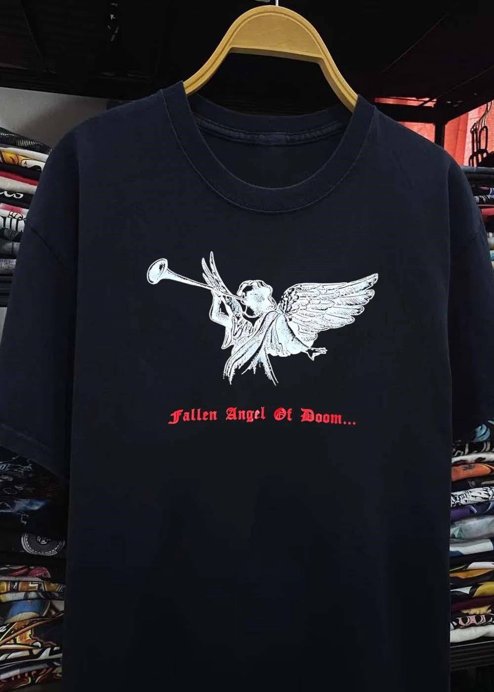 Fallen Angel Playing Trumpet Fallen Angel of Doom T-Shirt