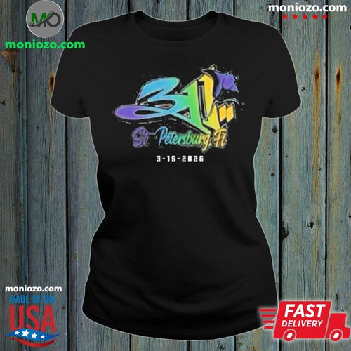 311 Black March 15 2026 ST. Petersburg Shirt