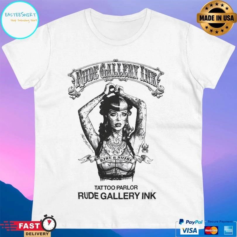 Rude Gallery Ink Tattoo Parlor Dude Gallery Ink T-shirts
