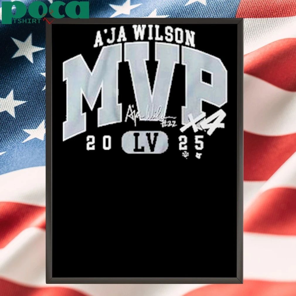 Las Vegas Aces A’Ja Wilson 4x M’VP Special Black shirt