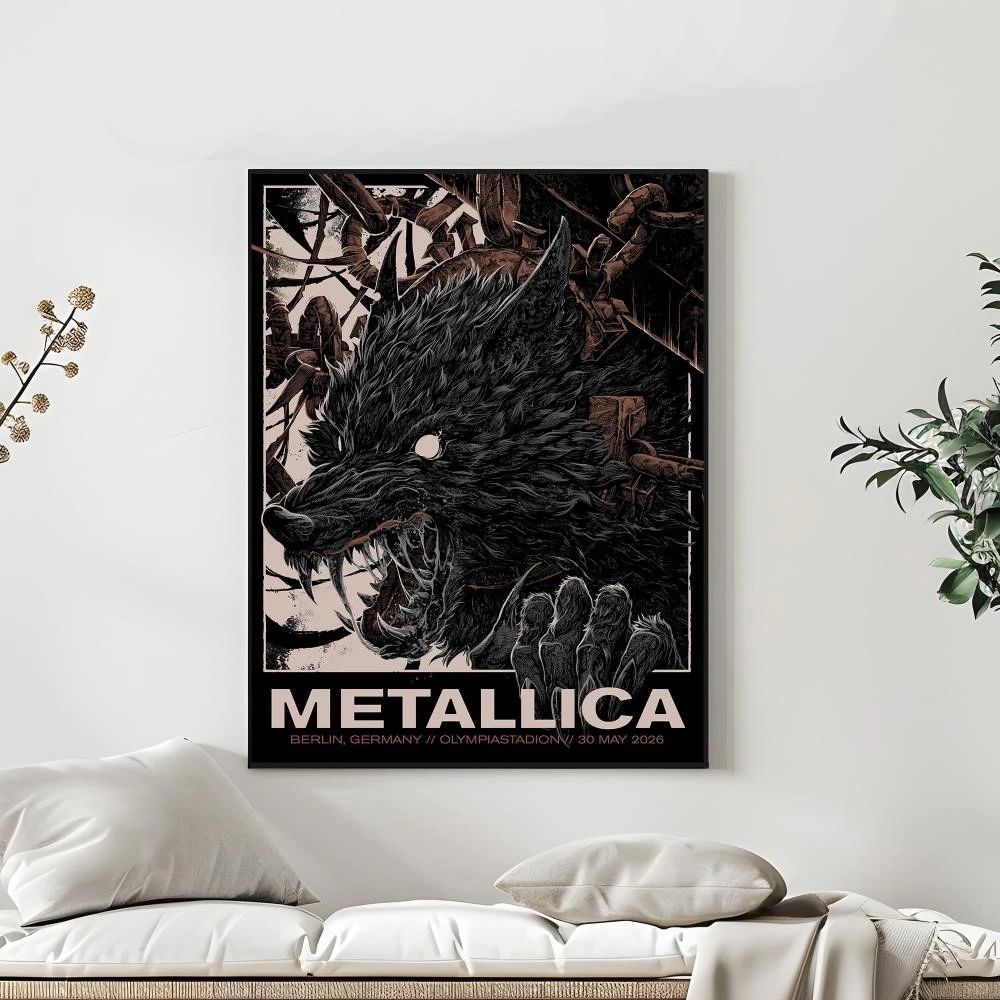 Metallica Olympiastadion Berlin Plakat 2026 – Offizielles M72 Pop-Up Shop Limitierter Kunstdruck – 30. Mai (Collin Estrada)