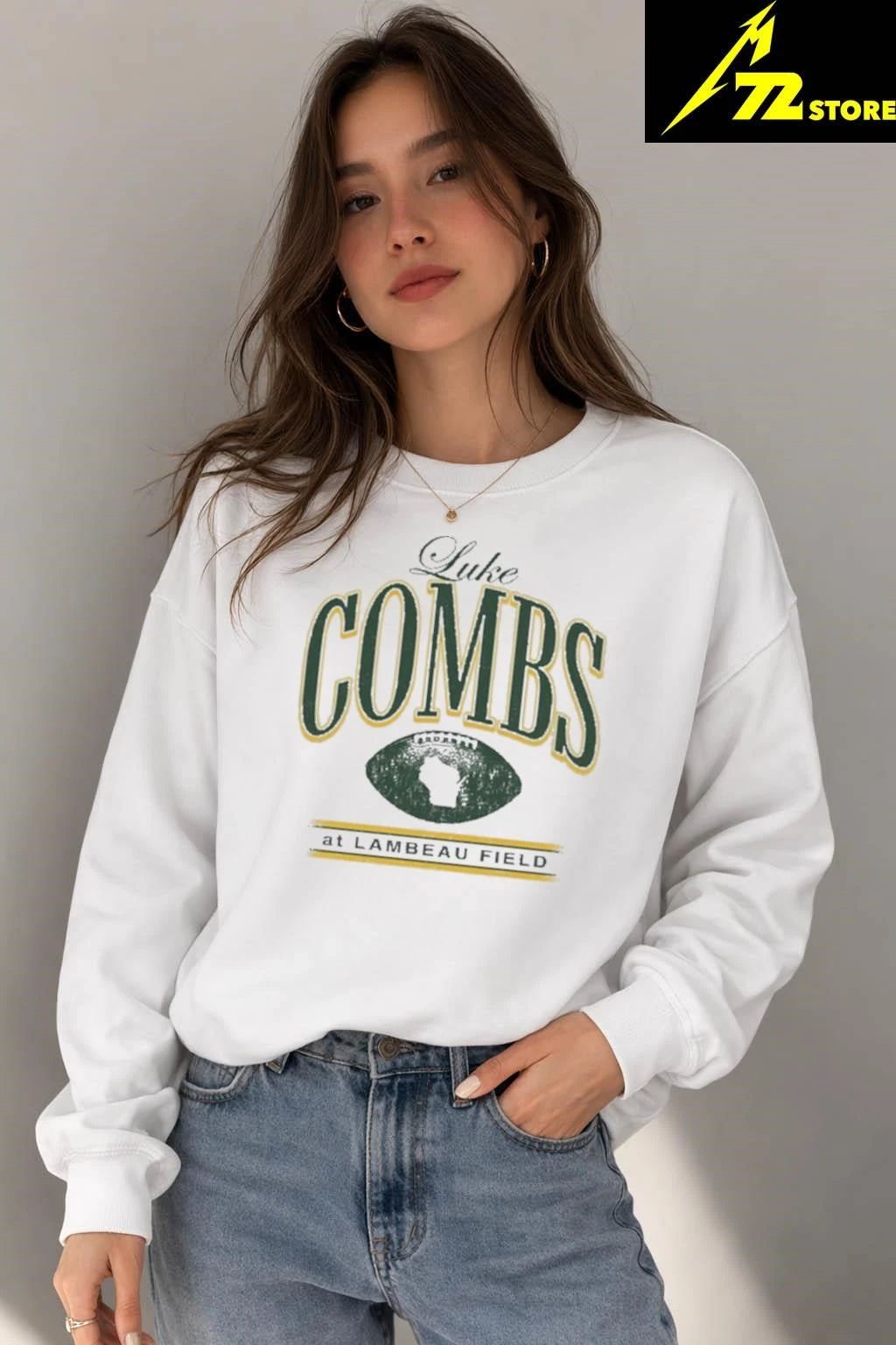 Luke Combs 2026 Green Bay WI Lambeau Field Packers Tour Shirt