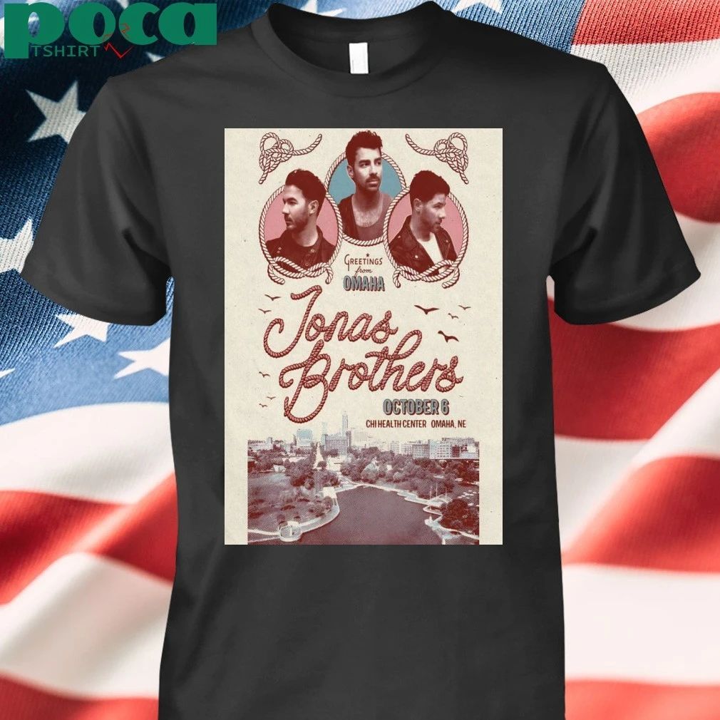Jonas Brothers Greetings From Omaha On Oct 6 2025 Poster T-shirt