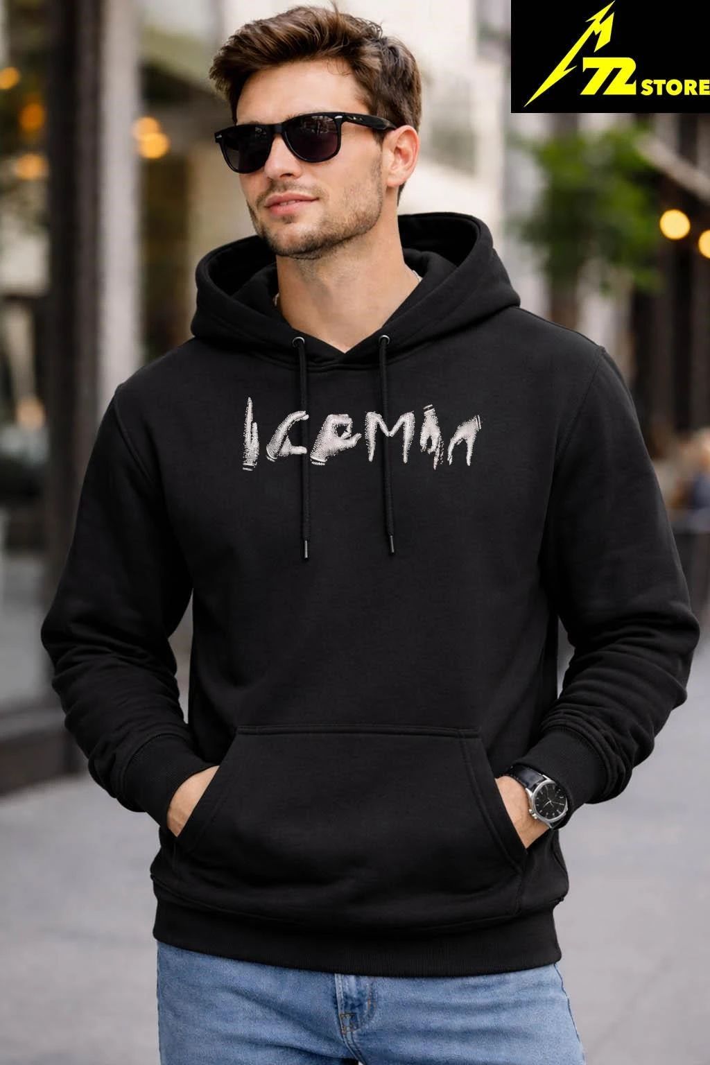 Drake Crystal Embellished Gloves Iceman Shirt