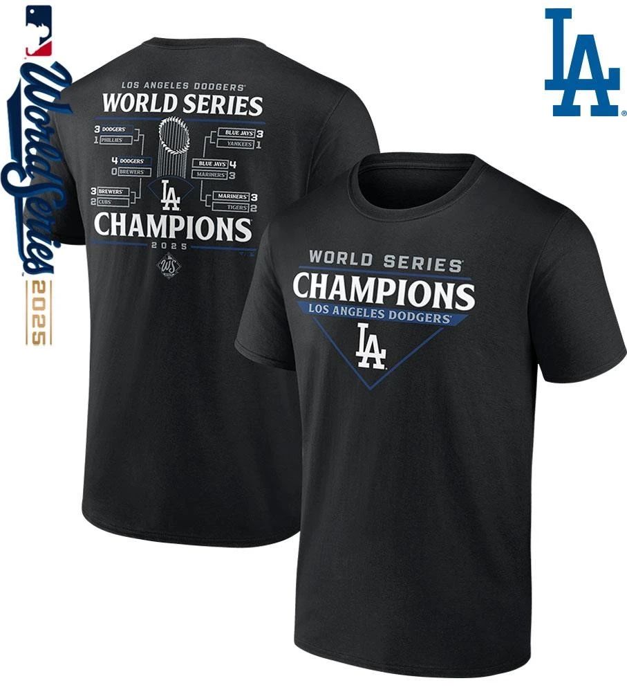 Los Angeles Dodgers 2025 World Series Champions Shut Out T-Shirt