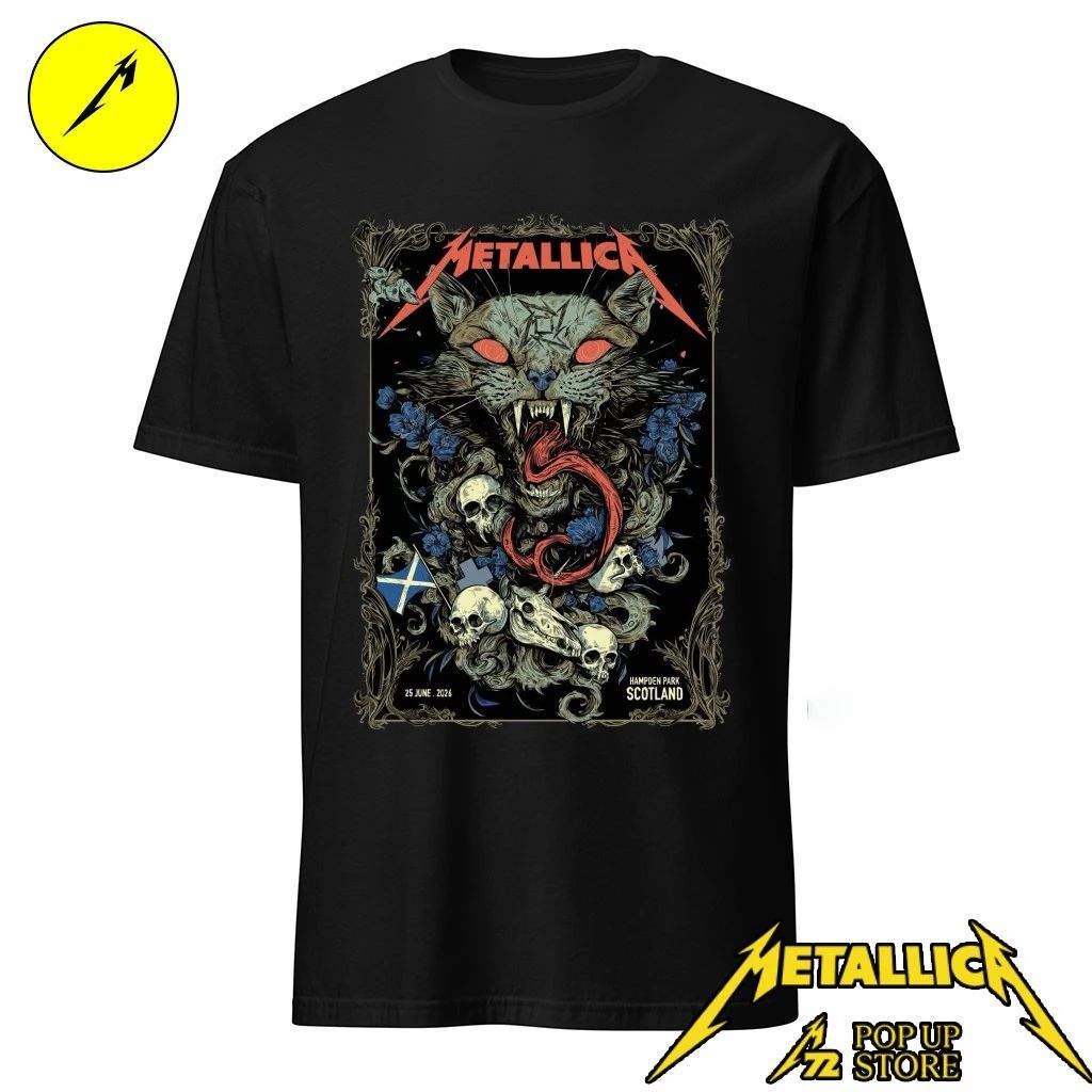 Metallica Glasgow June 25, 2026 Art by Michelle KamMei Harvey T-Shirt