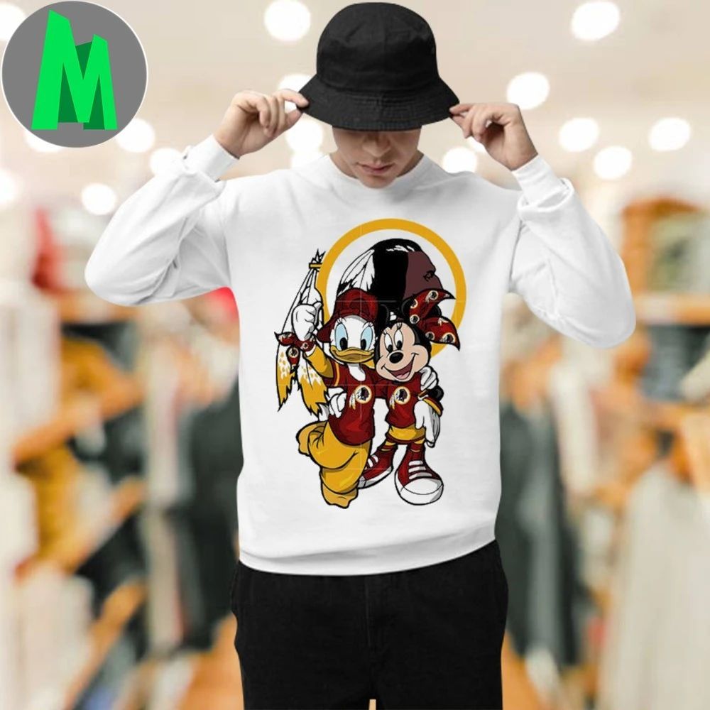 Daisy Minnie Washington Commanders Logo 2025 Shirt