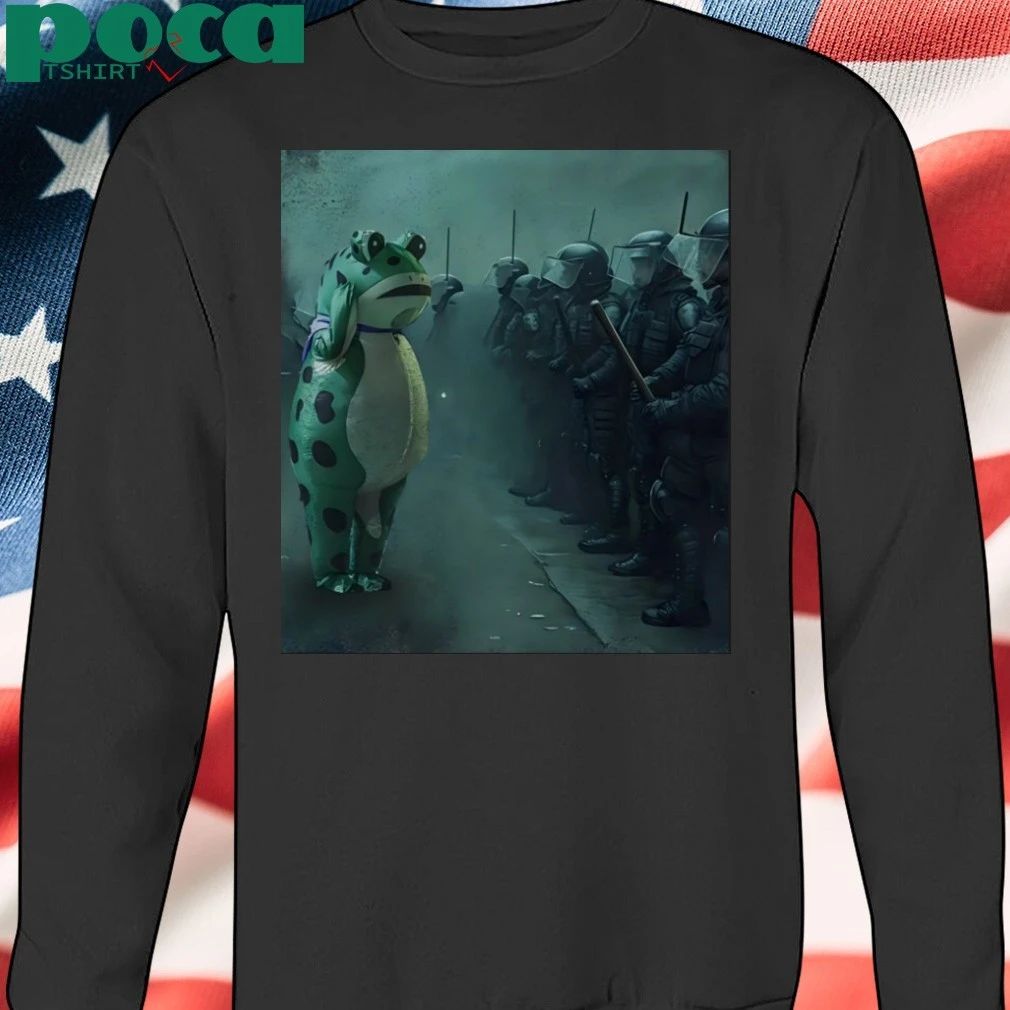 Resist Portland Frog I Stand With Frog – Anti ICE Anti Fascism T-shirt