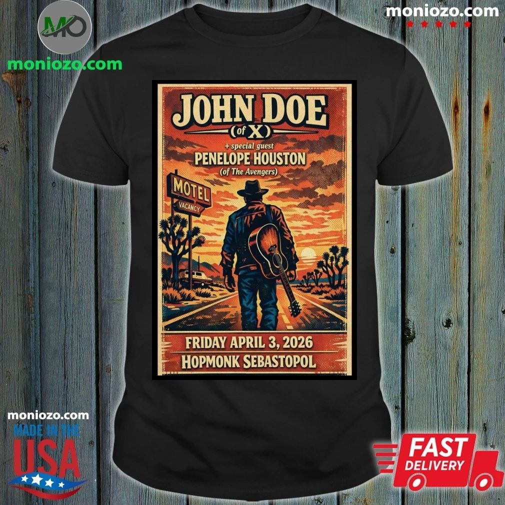 John Doe Sebastopol CA April 3 2026 Poster Shirt