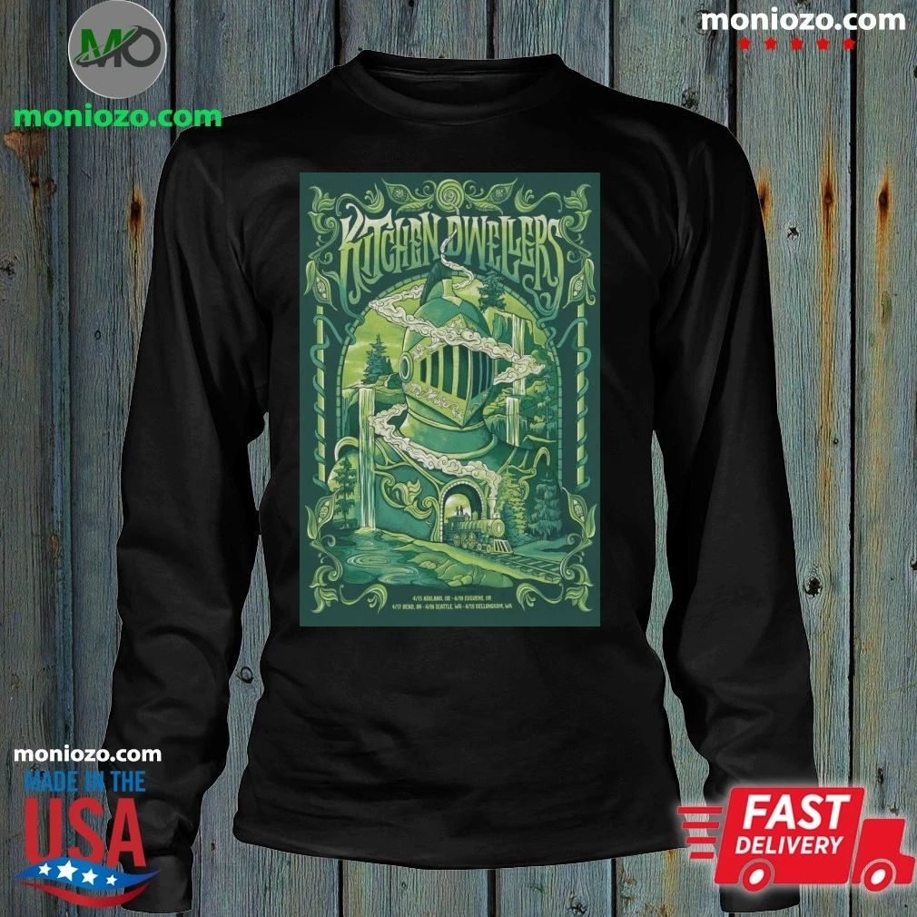Original Kitchen Dwellers Tour April 2026 Poster Shirt